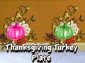 Gioco Thanksgiving Turkey Plate