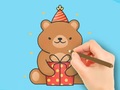 Gioco Coloring Book: Gift Bear