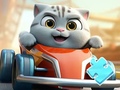 Gioco Jigsaw Puzzle: Cat Racing Driver