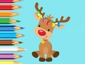 Gioco Coloring Book: Cute Christmas Reindee