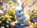 Gioco Jigsaw Puzzle: Sunny Forest Rabbit