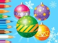 Gioco Coloring Book: Christmas Decorate Balls