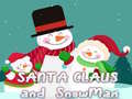 Gioco Santa Claus and Snowman Jigsaw