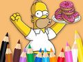 Gioco Coloring Book: Simpson Doughnut
