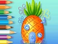Gioco Coloring Book: Pineapple-House