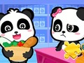 Gioco Jigsaw Puzzle: Baby Panda Supermarket