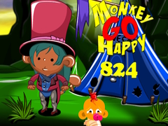 Gioco Monkey Go Happy Stage 824