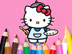 Gioco Coloring Book: Hello Kitty Painting
