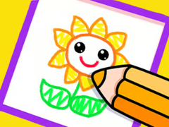 Gioco Toddler Drawing: Beautiful Flower