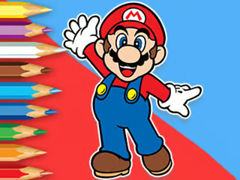 Gioco Coloring Book: Mario Happy Skating