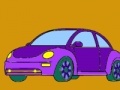 Gioco Purple old model car coloring