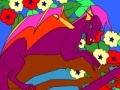 Gioco Kid's coloring: The dragon on the tree