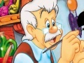 Gioco Pinocchio. Online Coloring Page
