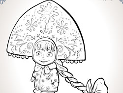Gioco Coloring: Masha Fanciulla