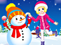 Gioco Winter Snowman and Girl