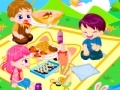 Gioco Three friends at the picnic design
