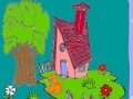 Gioco Cute farm house coloring