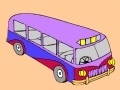 Gioco Modern school bus coloring