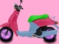 Gioco Pink motorcycle coloring