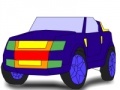 Gioco Land jeep coloring