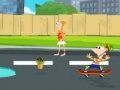 Gioco Phineas and Ferb: Super skateboard
