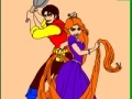 Gioco Coloring: Flynn and Rapunzel