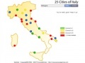 Gioco 25 cities of Italy