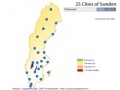 Gioco 25 Cities Of Sweden