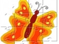Gioco Yellow And Orange Butterfly Jigsaw