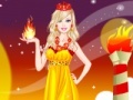 Gioco Barbie Fire Princess Dress Up