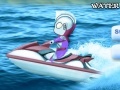 Gioco Ultraman Tiga Wave Race. Water scooter