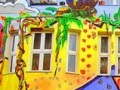 Gioco Find the spot colorful house