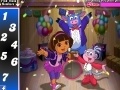 Gioco Dora birthday party hidden numbers