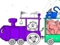 Gioco Animal Train Coloring