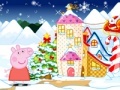 Gioco Little Pig. Decorated Christmas