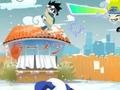 Gioco Naruto playing snowballs