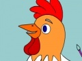 Gioco Coloring: Cockerel