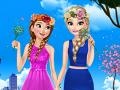 Gioco Elsa And Anna: Spring DressUp