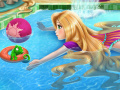 Gioco Rapunzel swimming pool