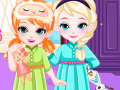 Gioco Frozen Baby Sisters Bedtime