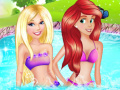 Gioco Barbie & Ariel Pool Party