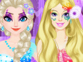 Gioco Elsa vs Barbie Make Up Contest