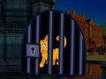 Gioco Yellow Cat Cage Escape