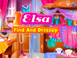 Gioco Elsa Trova e vestire 