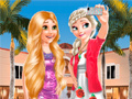 Gioco Frozen And Rapunzel Fashion Selfie