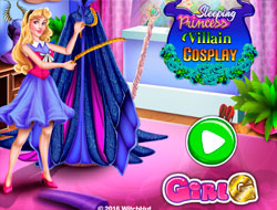 Gioco Principessa addormentata Villain Cosplay 
