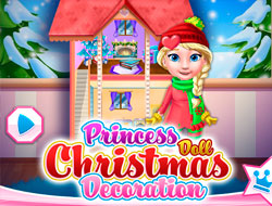 Gioco Principessa Doll Decorazione natalizia 