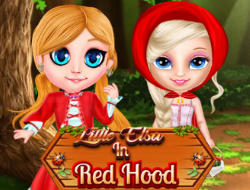 Gioco Piccolo Elsa In Cappuccio Rosso .