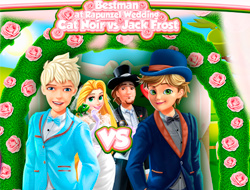 Gioco Miglior uomo a Matrimonio di Rapunzel 