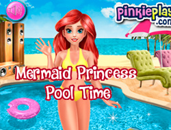 Gioco Pool Time di Mermaid Princess .